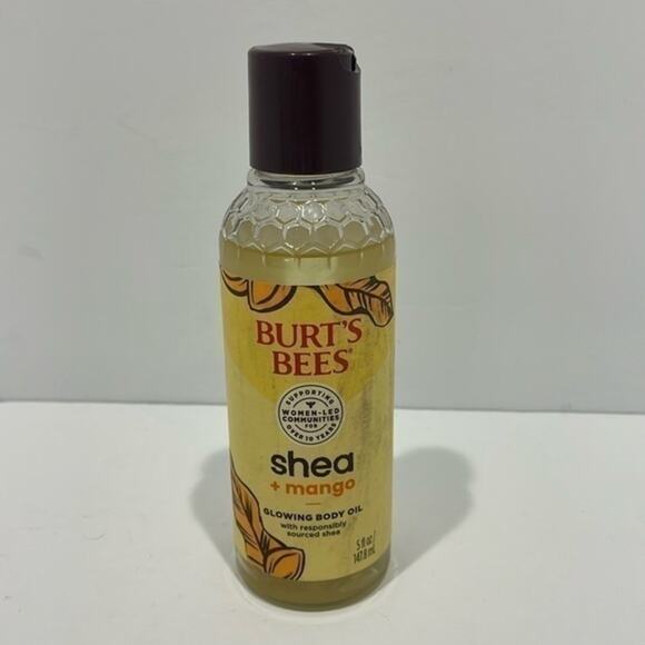 Burt’s Bees Shea + Mango Glowing Body Oil 5 oz - Picture 1 of 5